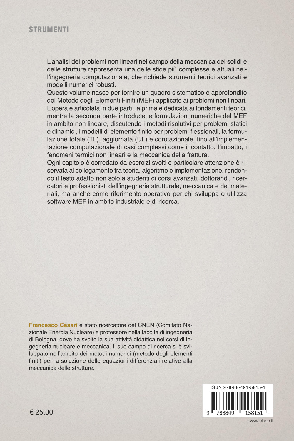 Il metodo degli elementi finiti applicato alla meccanica delle strutture per problemi non lineari - immagine 2